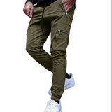 Eleganckie spodnie cargo męskie