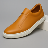 Eleganckie skórzane buty wsuwane męskie
