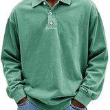Sweter męski z kołnierzykiem polo Premium