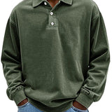 Sweter męski z kołnierzykiem polo Premium