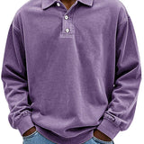 Sweter męski z kołnierzykiem polo Premium