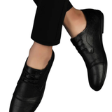 Eleganckie skórzane buty wizytowe męskie