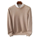 Elegancki ciepły sweter męski