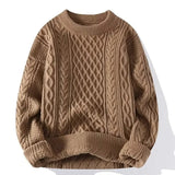 Sweter męski w warkocze