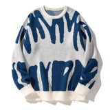 Elegancki sweter męski we wzory